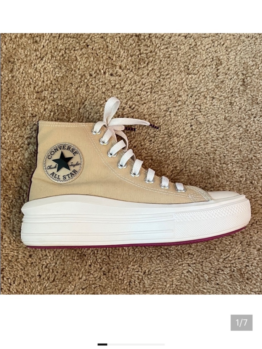 Converse All Star Canvas Platform High Sneakers